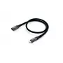 Equip USB 3.2 Gen 2 C-C pikenduskaabel, I/E, 0.5 m, 4K/60Hz, 10Gbps