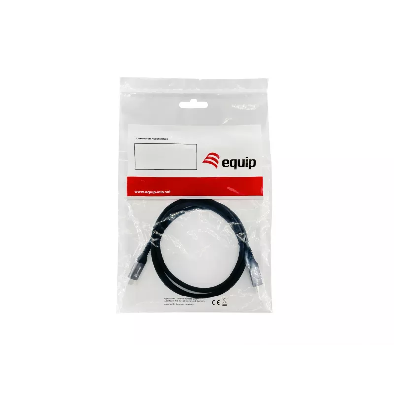 Equip USB 3.2 Gen 2 C-C pikenduskaabel, I/E, 0.5 m, 4K/60Hz, 10Gbps