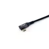 Equip USB 2.0 C to C 90° nurgagaabel, M/M, 1,0 m, 100 W Emarki kiibistikuga