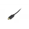 Equip USB 2.0 C to C 90° nurgaga spiraalkaabel M/M 1 m must