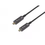 Equip USB-C kuni C aktiivne optiline kaabel, 10m, 4K/60Hz, Video+Data+PD