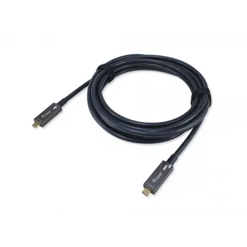 Equip USB-C kuni C aktiivne optiline kaabel, 10m, 4K/60Hz, Video+Data+PD