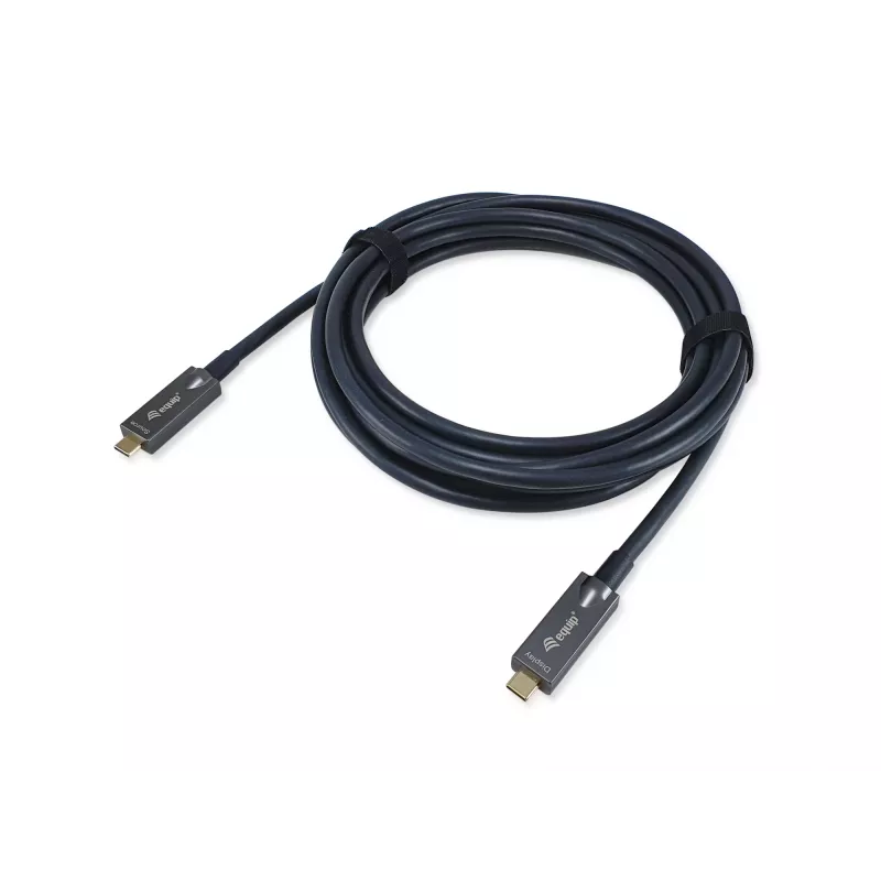 Equip USB-C kuni C aktiivne optiline kaabel, 10m, 4K/60Hz, Video+Data+PD