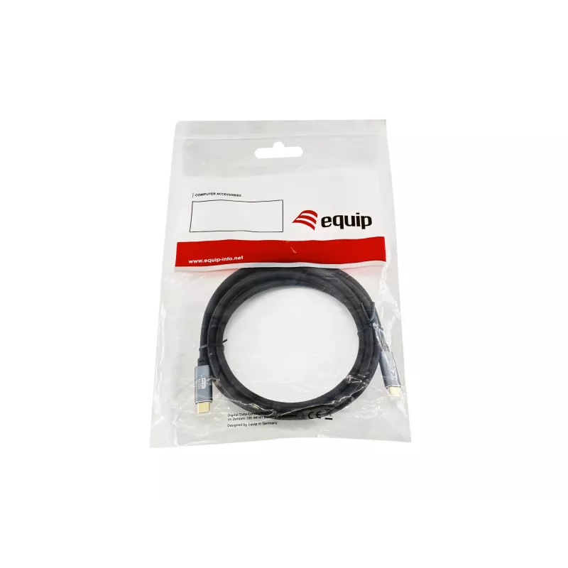 Equip USB 3.2 Gen 2 C–C-kaabel, M/M, 2,0 m, 5 A, PD 100 W, 4K/60 Hz, 10 Gbps