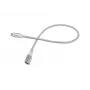 Equip USB 3.2 Gen 2 C-C-pikenduskaabel, 0,5 m, M/F, 4K/60 Hz, 10 Gbps, valge
