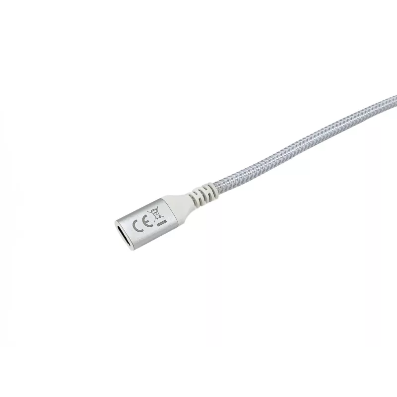 Equip USB 3.2 Gen 2 C-C pikenduskaabel, 1,0 m, M/F, 4K/60 Hz, 10 Gbps, valge