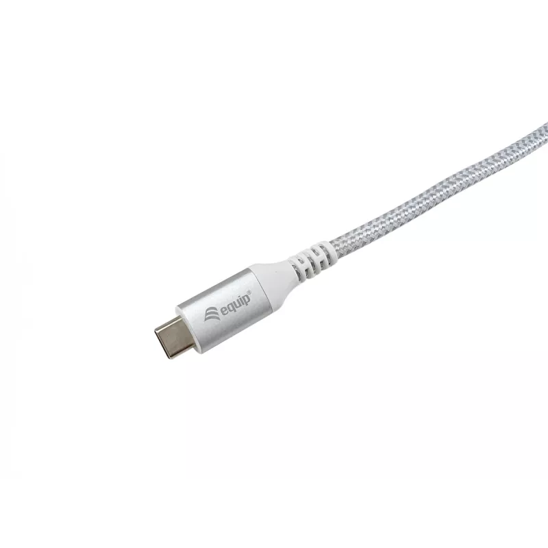 Equip USB 3.2 Gen 2 C-C pikenduskaabel, 1,0 m, M/F, 4K/60 Hz, 10 Gbps, valge