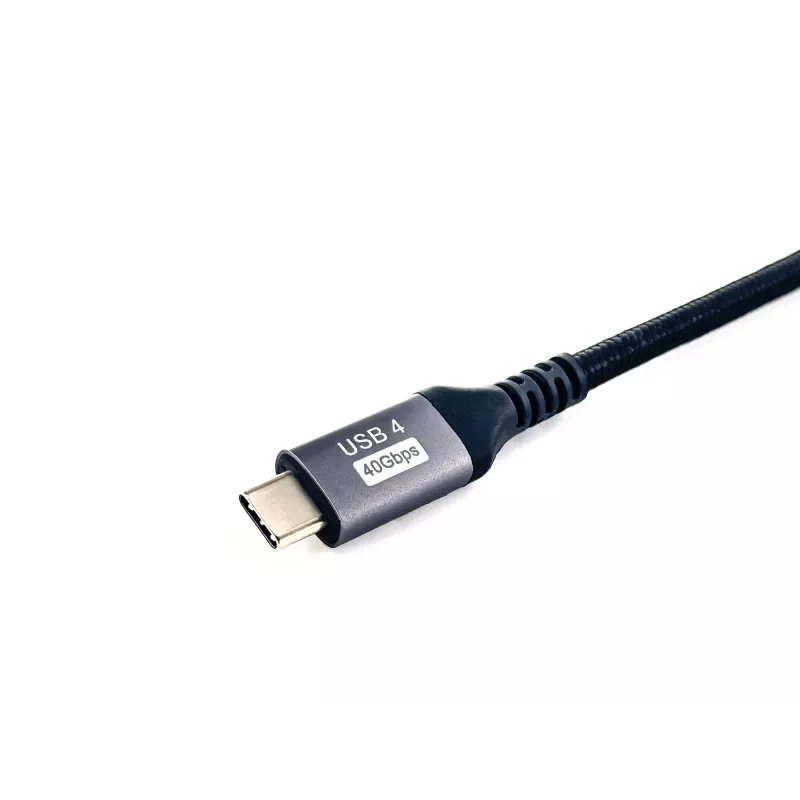 Equip USB 4 Gen 3 C-C-kaabel, M/M, 2,0 m, PD3.1 240 W, 8K/60 Hz, 40 Gbps, must