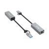 Equip USB-C 2,5-gigabitisele Ethernet võrgule (USB-C+A) adapter