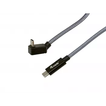 Equip USB 3.2 Gen 2x2 C–C U-pistikuga kaabel, 1,0 m, must, M/M, PD240W, 4K/60Hz, 20 Gbps