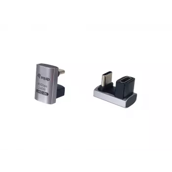 USB 4 C-C U-pistik adapter Equip 133477 40 Gbps PD 240 W 2-pakk
