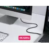 Equip USB-C–C aktiivne optiline kaabel, M/M, 15 m, PD 60 W, 4K/60 Hz, 10 Gbit/s, Video+Andmed+PD