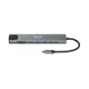 Equip USB-C 8-ühes mitmeotstarbeline adapter, juhtmega, USB USB-C, 100 W, 1000 Mbit/s, 1000BASE-T, IEEE 802.3ab