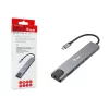 Equip USB-C 8-ühes mitmeotstarbeline adapter, juhtmega, USB USB-C, 100 W, 1000 Mbit/s, 1000BASE-T, IEEE 802.3ab