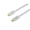 USB-C–USB-C kaabel EQUIP 3,0 m – USB 3.2 Gen 2, 10 Gbps, PD 100 W, 4K/60 Hz, valge