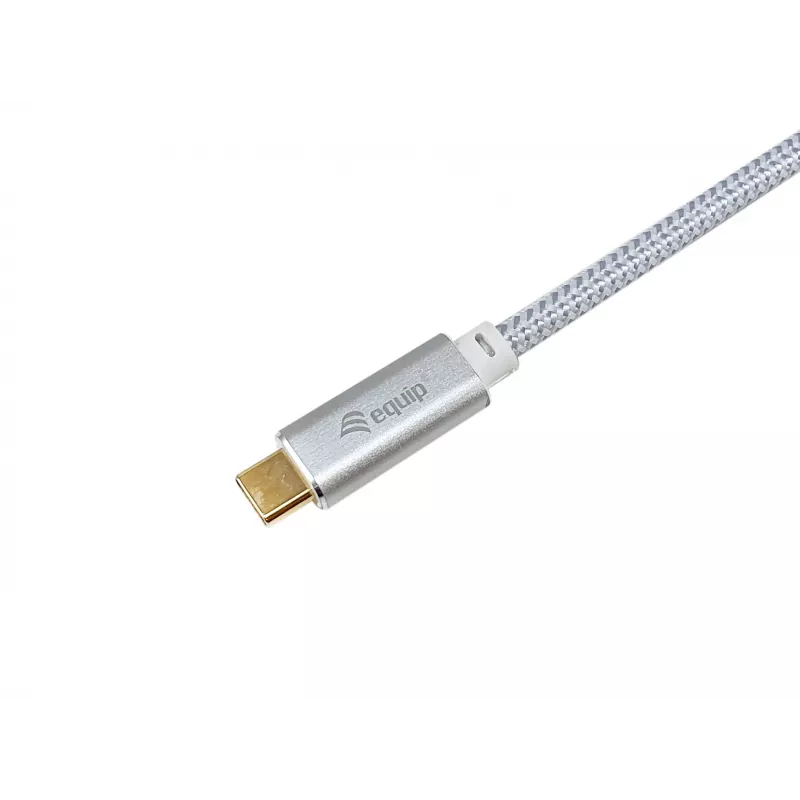 USB-C–USB-C kaabel EQUIP 3,0 m – USB 3.2 Gen 2, 10 Gbps, PD 100 W, 4K/60 Hz, valge