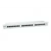 Equip 24-pordine Cat.6 varjestatud patch-paneel, helehall