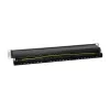 Equip 48-pordine Cat.6 varjestatud patch-paneel, must