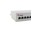 Equip 12-pordiline Cat.6 lauapealt paigaldatav jaotuspaneel, helehall, 10/100/1000Base-T(X), Gigabit Ethernet, 1000 Mbit/s, RJ-45, Cat6, 1U