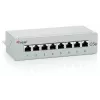 Equip 8-pordiline Cat.5e lauapeipaneel, helehall, RJ-45, kuldne, Cat5e, hall, ANSI/TIA/EIA 568, -40 - 80 °C