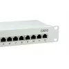 Equip 12-pordine Cat.6 varjestatud jaotuspaneel, helehall, Gigabit Ethernet, 1000 Mbit/s, RJ-45, Cat6, Cat6e, 1U, hall
