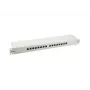 Equip 327316 Premium 16-pordiline Cat.5e varjestatud patch-paneel, helehall