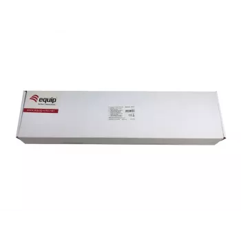 Equip 327316 Premium 16-pordiline Cat.5e varjestatud patch-paneel, helehall