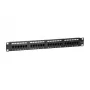 Equip 24-Port Cat.5e Unshielded Patch Panel, Must, Cat5e, Rack mounting, 1U, Must, RoHS, CE