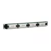 Equip 24-Port Cat.5e Unshielded Patch Panel, Must, Cat5e, Rack mounting, 1U, Must, RoHS, CE
