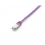 Equip Cat.6A Platinum S/FTP paigalduskaabel, 20 m, lilla, 20 m, Cat6a, S/FTP (S-STP), RJ-45, RJ-45, lilla