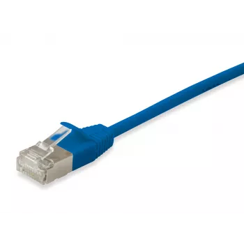 Equip Cat.6A F/FTP õhuke patch-kaabel, 10 m, sinine