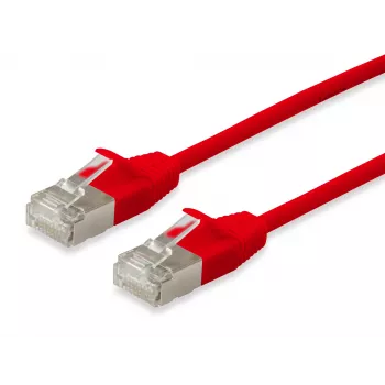 võrgukaabel Equip Cat.6A F/FTP õhuke patch-kaabel RJ-45 5m Red