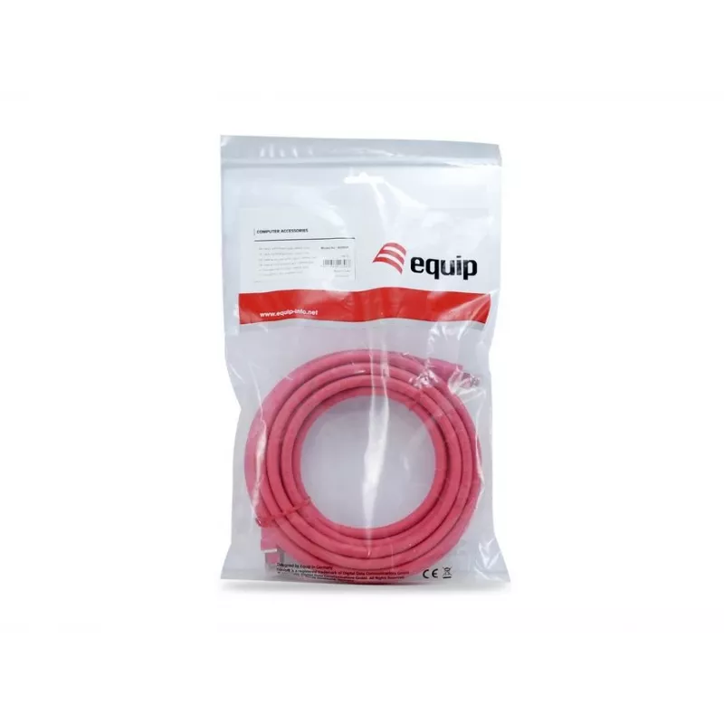 Equip Cat 8.1 S/FTP (PIMF) ühenduskaabel, LSOH, 0,5m, punane