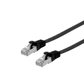 Võrgukaabel Equip Cat.6A U/FTP tasane paranduskaabel RJ-45 10m must