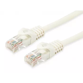 Equip Cat.6A U/UTP paigalduskaabel, 1,0 m, valge, 1 m, Cat6a, U/UTP (UTP), RJ-45, RJ-45, valge