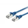 Equip Cat.6A S/FTP patch-kaabel, sinine, 0,15 m