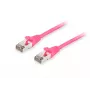 Equip Cat.6A S/FTP patch-kaabel, roosa, 10m