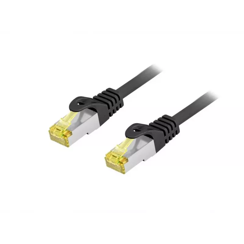 Välistingimustesse sobiv patch-kaabel EQUIP Cat.6A S/FTP, 2,0 m, RJ-45—Must