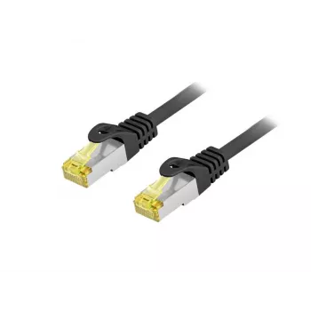 Varjestatud välipaigalduskaabel EQUIP Cat.6A S/FTP 0,5 m, RJ-45–RJ-45, must