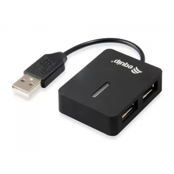 Equip 128952 USB-jaotur USB 2.0 480 Mbit/s Must
