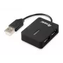 Equip 128952 USB-jaotur USB 2.0 480 Mbit/s Must