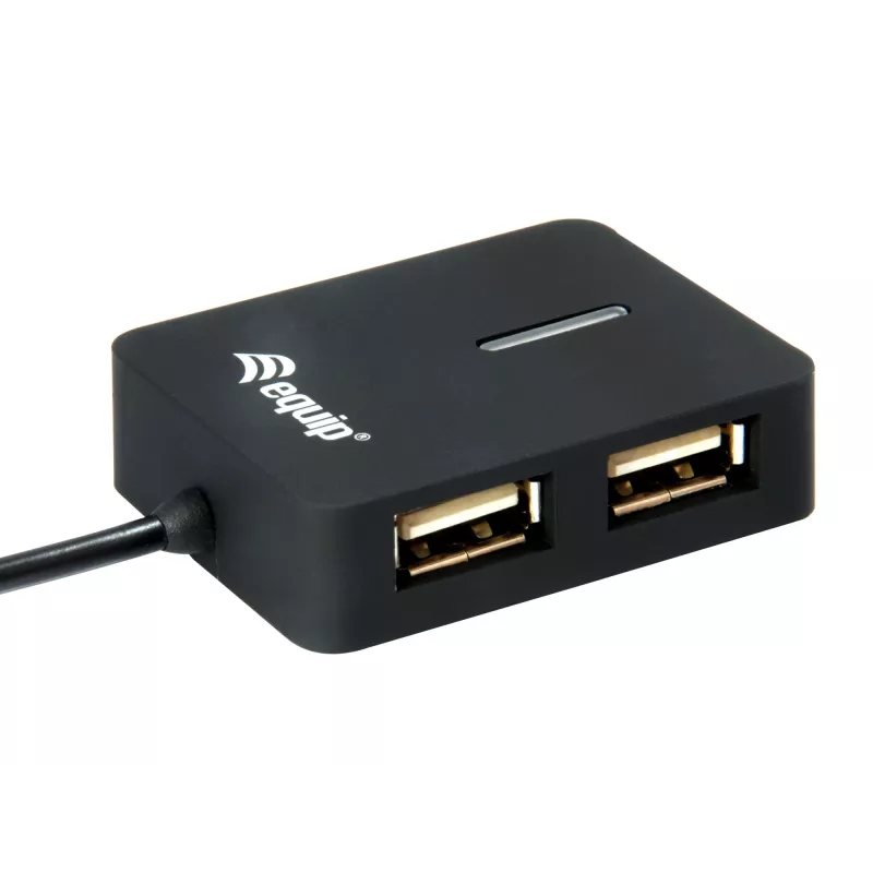 Equip 128952 USB-jaotur USB 2.0 480 Mbit/s Must