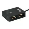 Equip 128952 USB-jaotur USB 2.0 480 Mbit/s Must