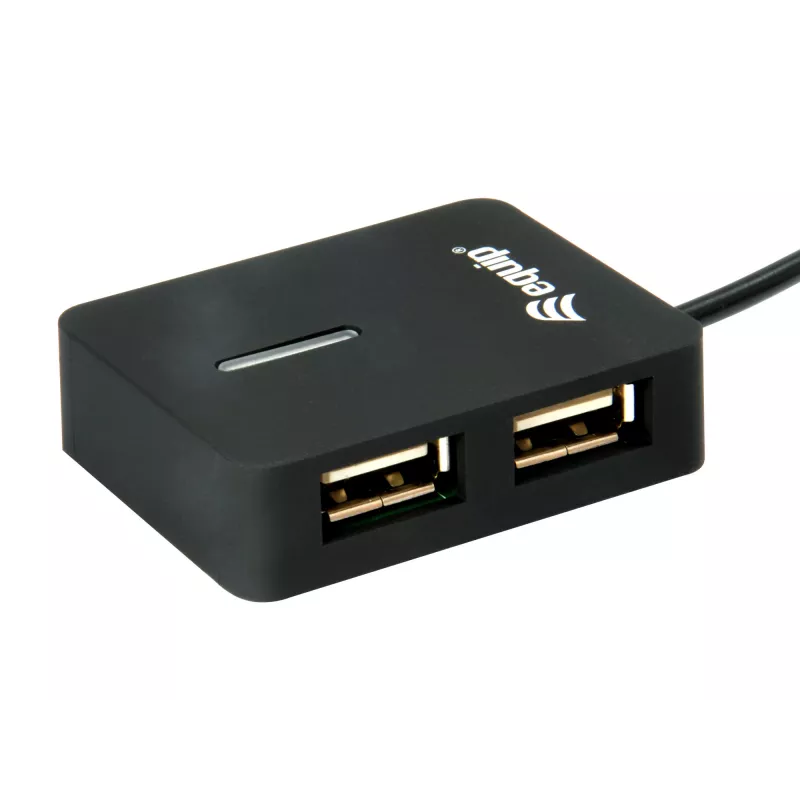 Equip 128952 USB-jaotur USB 2.0 480 Mbit/s Must