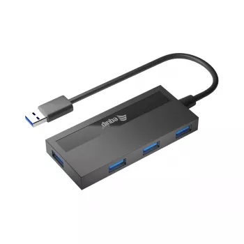 Equip 4-pordiline USB 3.0 jaotur USB-C adapteriga
