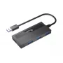 Equip 4-pordiline USB 3.0 jaotur USB-C adapteriga