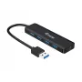 4-Port USB 3.2 Gen 1 Hub Equip with USB-C Adapter Must 5000 Mbit/s