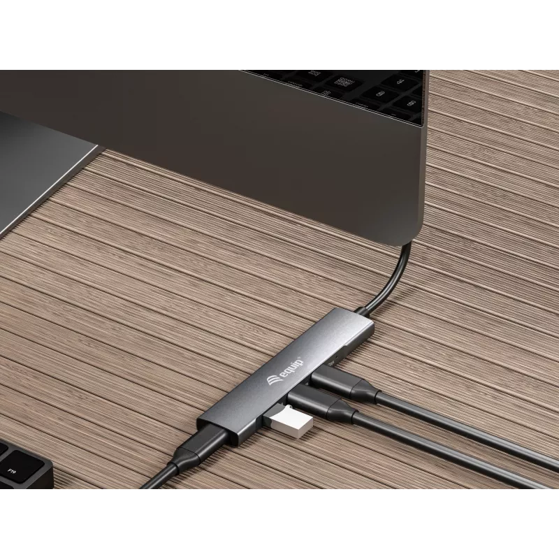 Equip USB-C 4-pordiline USB 3.2 Gen 1 jaotur