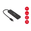 Equip USB-C 4-pordiline USB 3.2 Gen 2 (10 Gbps) jaotur, USB-C x 2, USB-A x 2