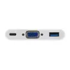 USB C-tüüp VGA emasele/USB A emasele/PD-adapter Equip 133462